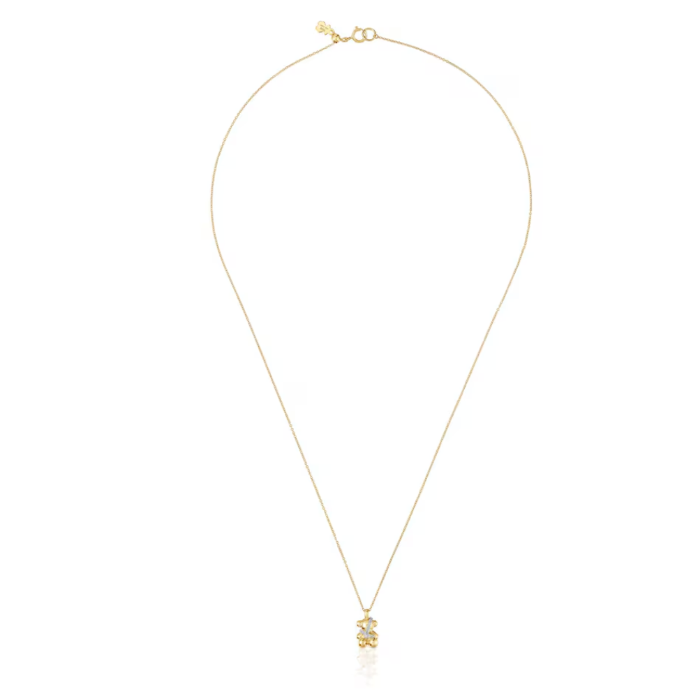 COLLAR TOUS CORTO OSO TEDDY BEAR ORO 18K LILGAT ZOCALO ONLINE