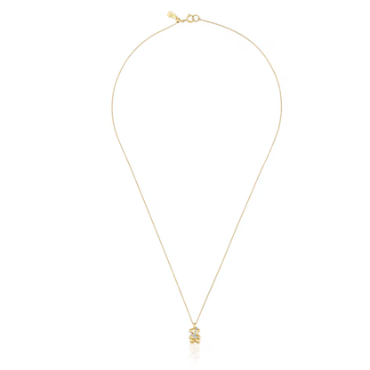 COLLAR TOUS CORTO OSO TEDDY BEAR ORO 18K LILGAT ZOCALO ONLINE