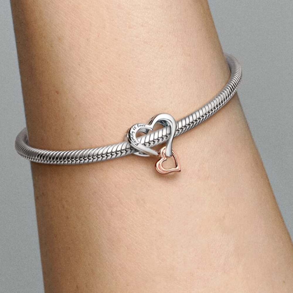 PANDORA HEART CHARM THANK YOU FOR BEING MY MOM 