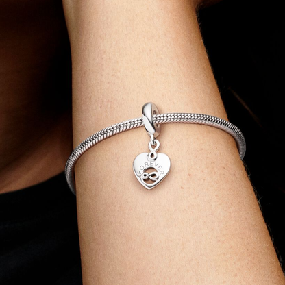 PANDORA HEART CHARM THANK YOU FOR BEING MY MOM 