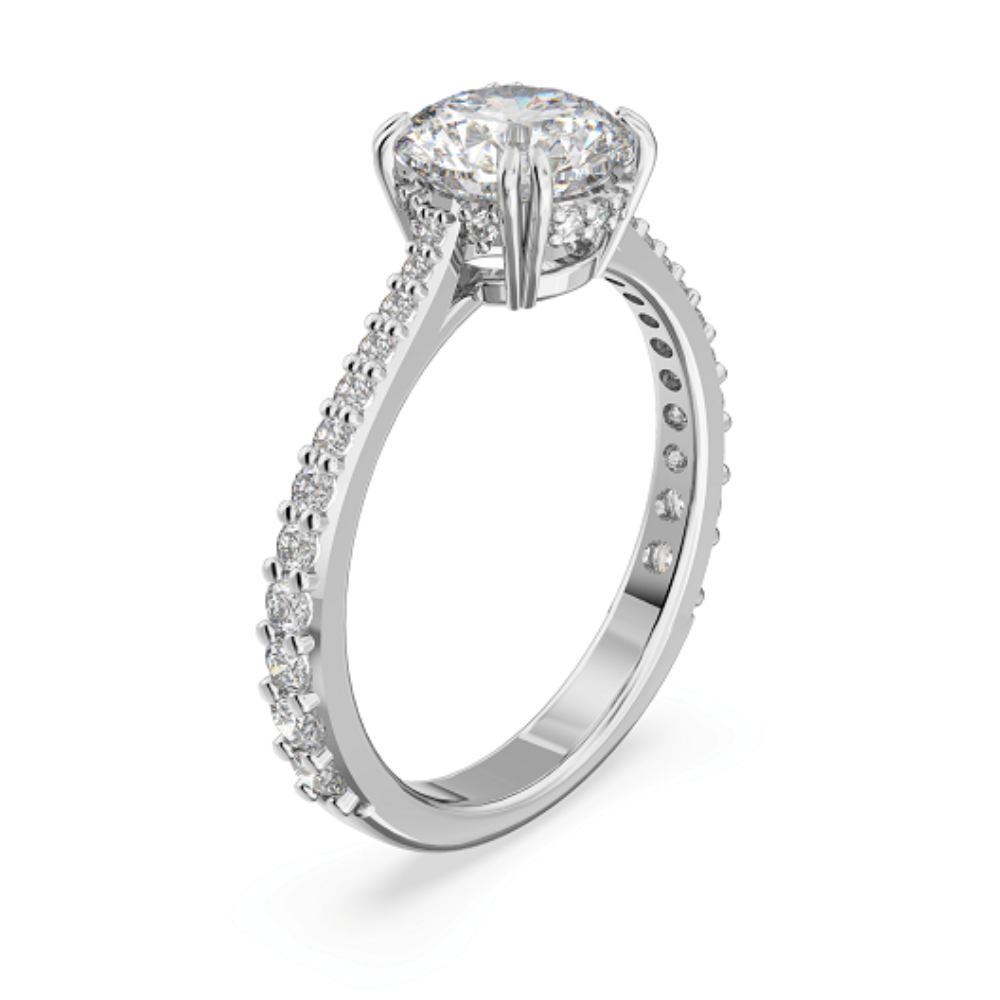 ANILLO PROMESA COMPROMISO SWAROVSKI CONSTELLA COCTEL GEMA PAVE