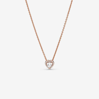 PANDORA ZIRCONIA HEART NECKLACE