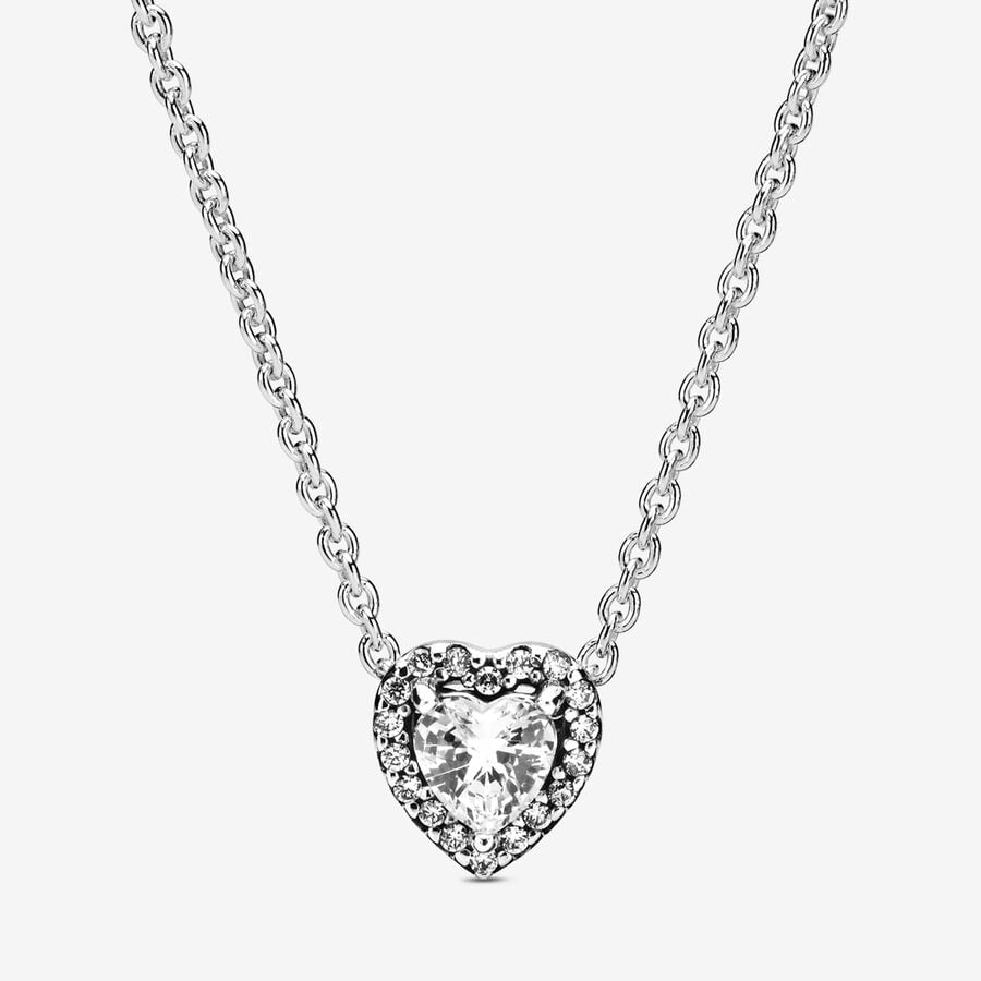 COLLAR PANDORA CORAZON DE ZIRCONIA S925 - ZOCALO ONLINE