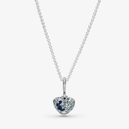 COLLAR SPARKLING BLUE MOON PANDORA - ZOCALO ONLINE