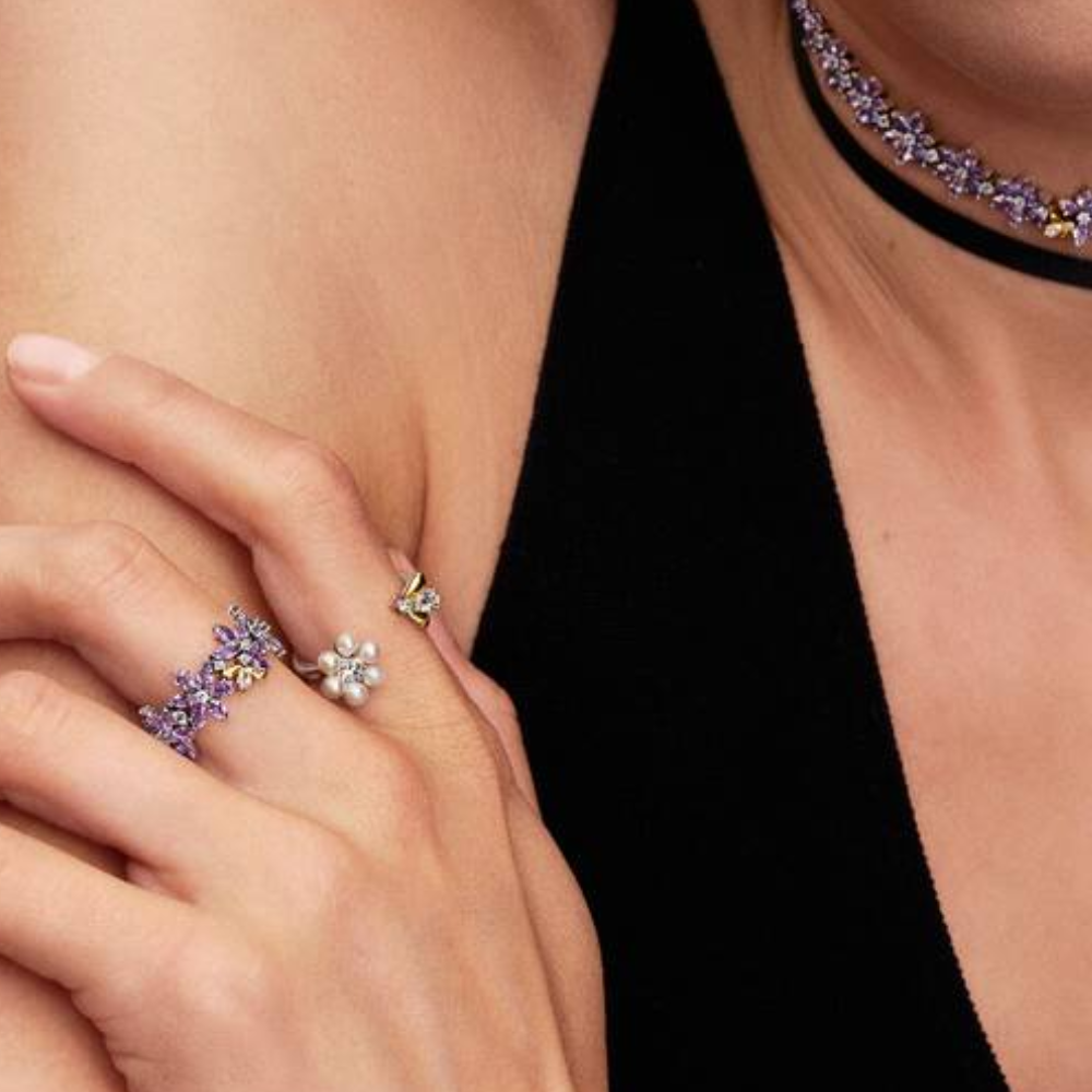 ANILLO PANDORA BRIDGERTON HERBARIO Y ABEJA PLATA .925 ZOCALO ONLINE