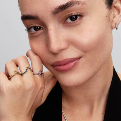 ANILLO PANDORA AURORA TIARA DISNEY PRINCESA ORO 14K .925 ZOCALO ONLINE