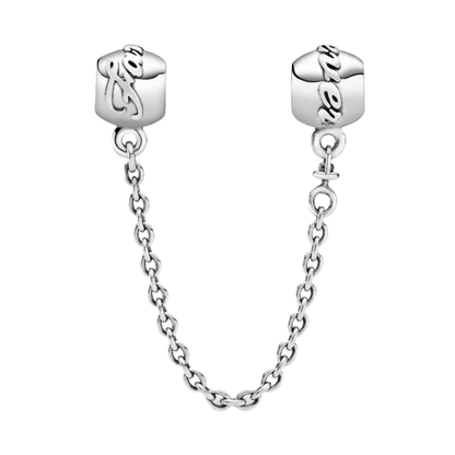 CHARM CADENA DE SEGURIDAD FOREVER FAMILY FAMILIA PANDORA PLATA .925 ZOCALO ONLINE
