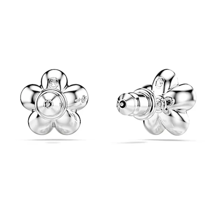 ARETES PENDIENTES FLORES BLANCAS ARIANA GRANDE SWAROVSKI ZOCALO ONLINE