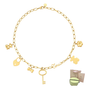 SWAROVSKI FLORERE IDYLLIA FLOWER PENDANT NECKLACE BLUE GOLD CRYSTALS + GIFT KIT 