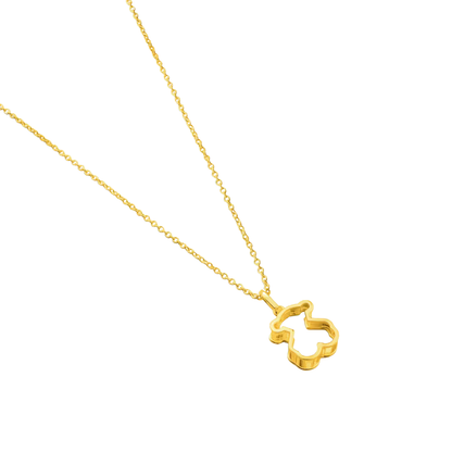 COLLAR TOUS DIJE ORO OSO TEDDY BEAR GALAXY PLATA .925 Y ORO 18K ZOCALO ONLINE