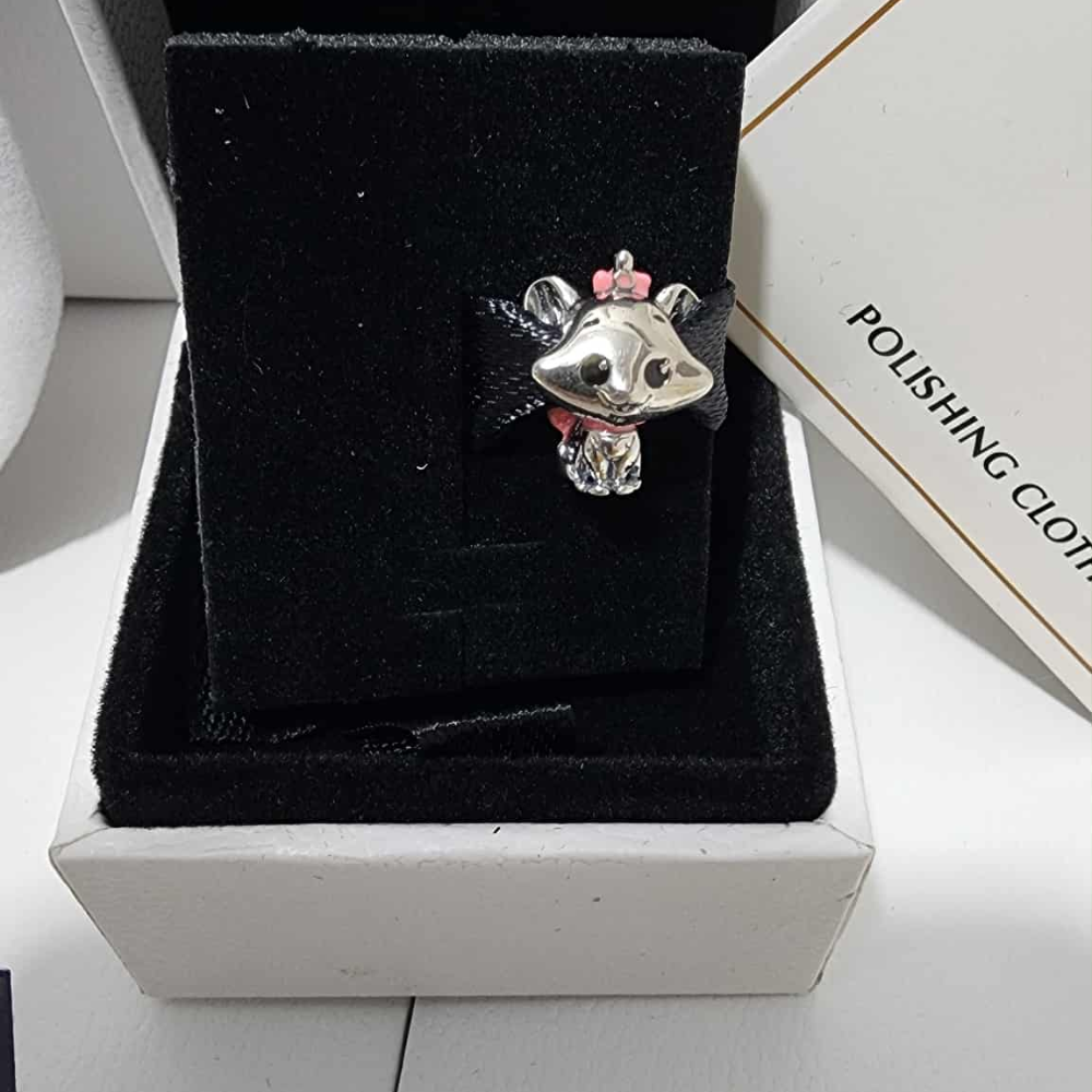 CHARM PANDORA MARIE ARISTOCATS DISNEY SILVER 925 