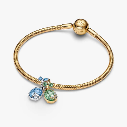 CHARM COLGANTE PANDORA BRIDGERTON ABEJA MARIPOSA PLATA ORO 14K ZOCALO ONLINE