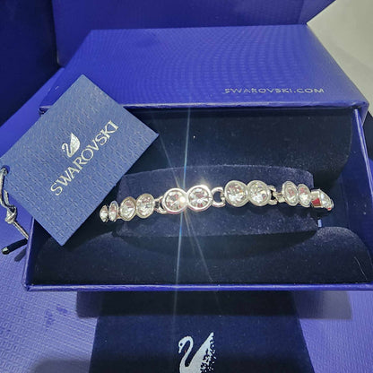 PULSERA CRISTAL SWAROVSKI TENIS ANGELIC + KIT DE REGALO