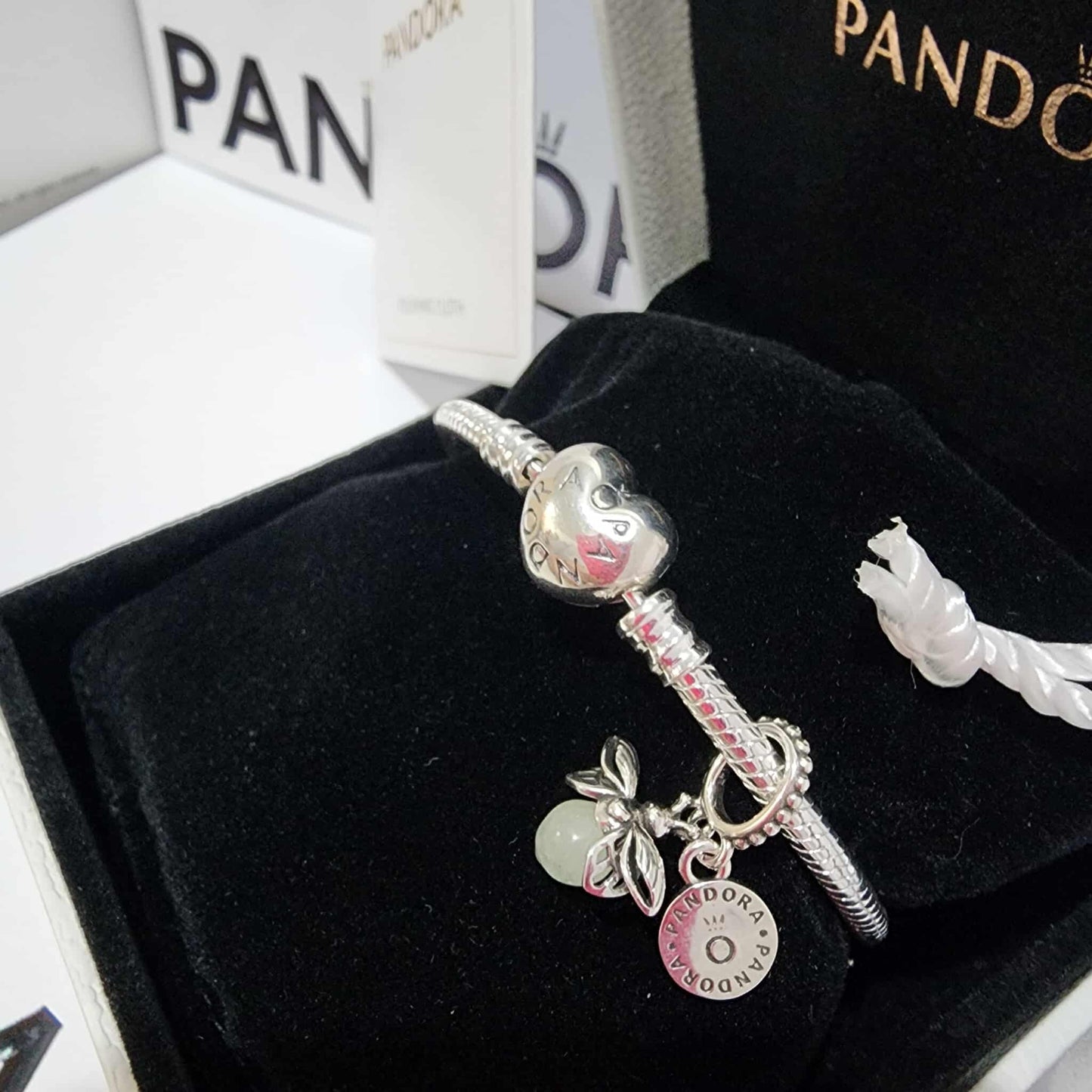PULSERA PANDORA + CHARM EVANGELINE LUCIERNAGA Y KIT GRATIS