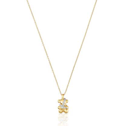 COLLAR TOUS CORTO OSO TEDDY BEAR ORO 18K LILGAT ZOCALO ONLINE
