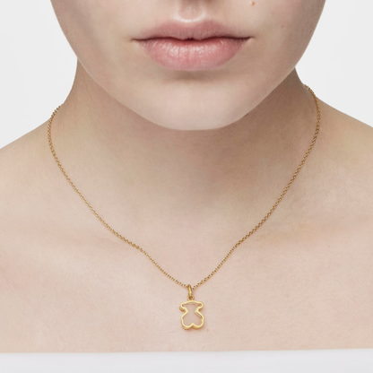 COLLAR TOUS DIJE ORO OSO TEDDY BEAR GALAXY PLATA .925 Y ORO 18K ZOCALO ONLINE