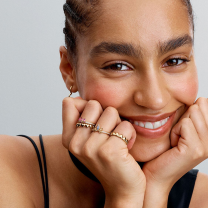 ANILLO PANDORA PINCESA DISNEY RAPUNZEL TIARA DORADO