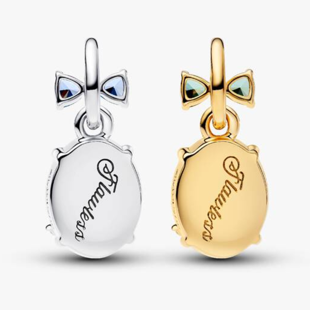 CHARM COLGANTE PANDORA BRIDGERTON ABEJA MARIPOSA PLATA ORO 14K ZOCALO ONLINE