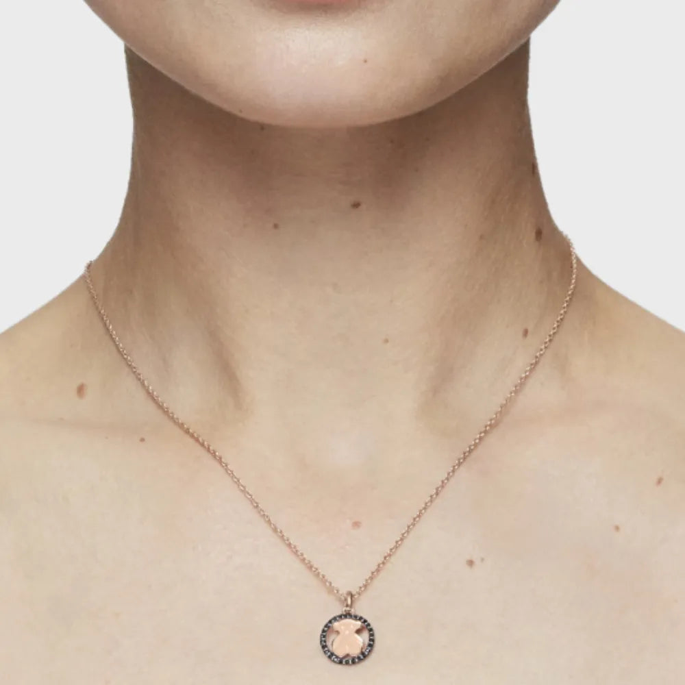 SWAROVSKI FLORERE IDYLLIA FLOWER PENDANT NECKLACE BLUE GOLD CRYSTALS + GIFT KIT 