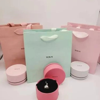 SWAROVSKI FLORERE IDYLLIA FLOWER PENDANT NECKLACE BLUE GOLD CRYSTALS + GIFT KIT 