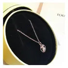 SWAROVSKI FLORERE IDYLLIA FLOWER PENDANT NECKLACE BLUE GOLD CRYSTALS + GIFT KIT 