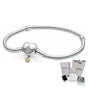 BRAZALETE PULSERA PANDORA MOMENTS CORAZON DISNEY PLATA .925 + KIT DE REGALO