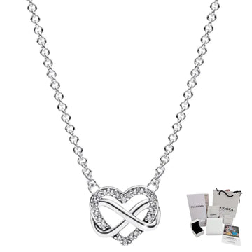 Collar Corazón Infinito Pandora