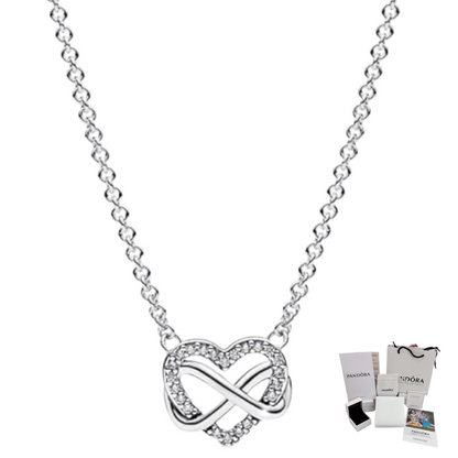 LOVE PANDORA S 925 RED HEART NECKLACE