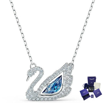 Collar Dancing Swan Azul Cisne Swarovski
