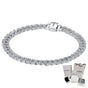 PULSERA PANDORA TENIS TIMELESS PAVE CUBANA BRILLANTE PLATA .925 + KIT DE REGALO