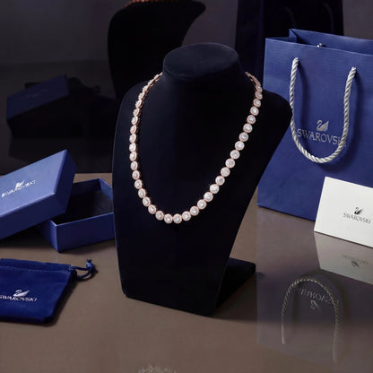 SET CONJUNTO COLLAR + PULSERA + ARETES SWAROVSKI ANGELIC ZOCALO ONLINE