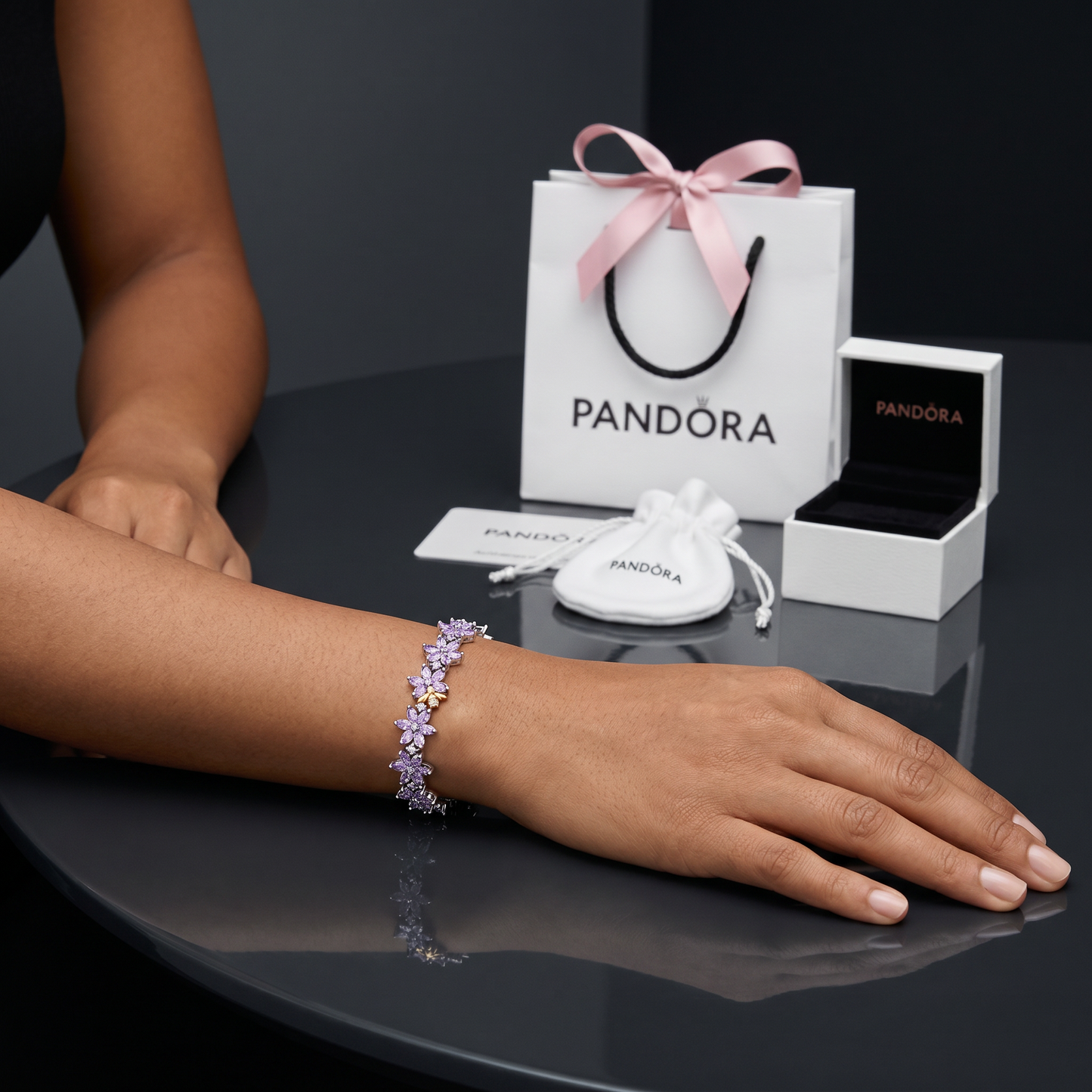 PULSERA BRAZALETE PANDORA HERBARIO FLORES BRIDGERTON PLATA .925 ZOCALO ONLINE