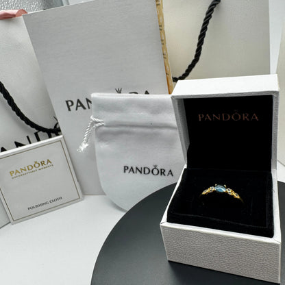 ANILLO PANDORA PINCESA DISNEY JAZMIN ALADDIN DORADO ORO 14K ZOCALO ONLINE