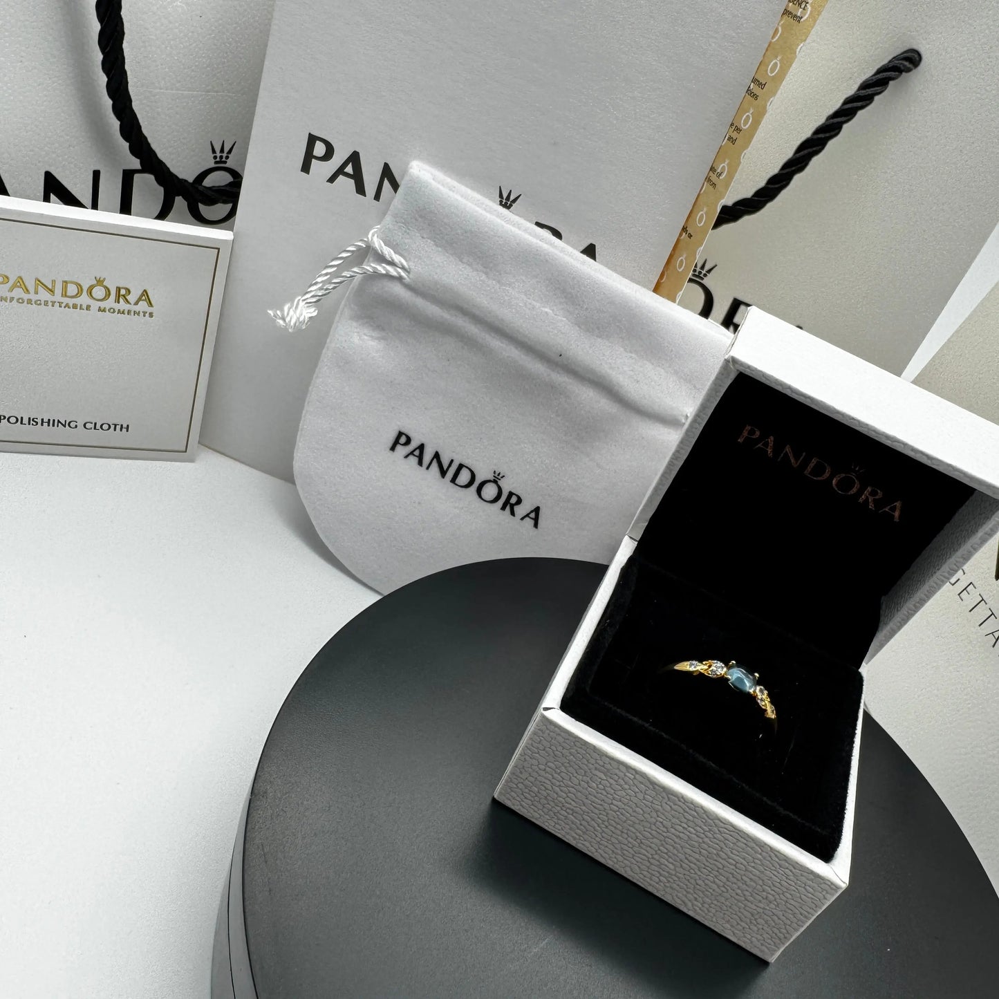 ANILLO PANDORA PINCESA DISNEY JAZMIN ALADDIN DORADO ORO 14K ZOCALO ONLINE