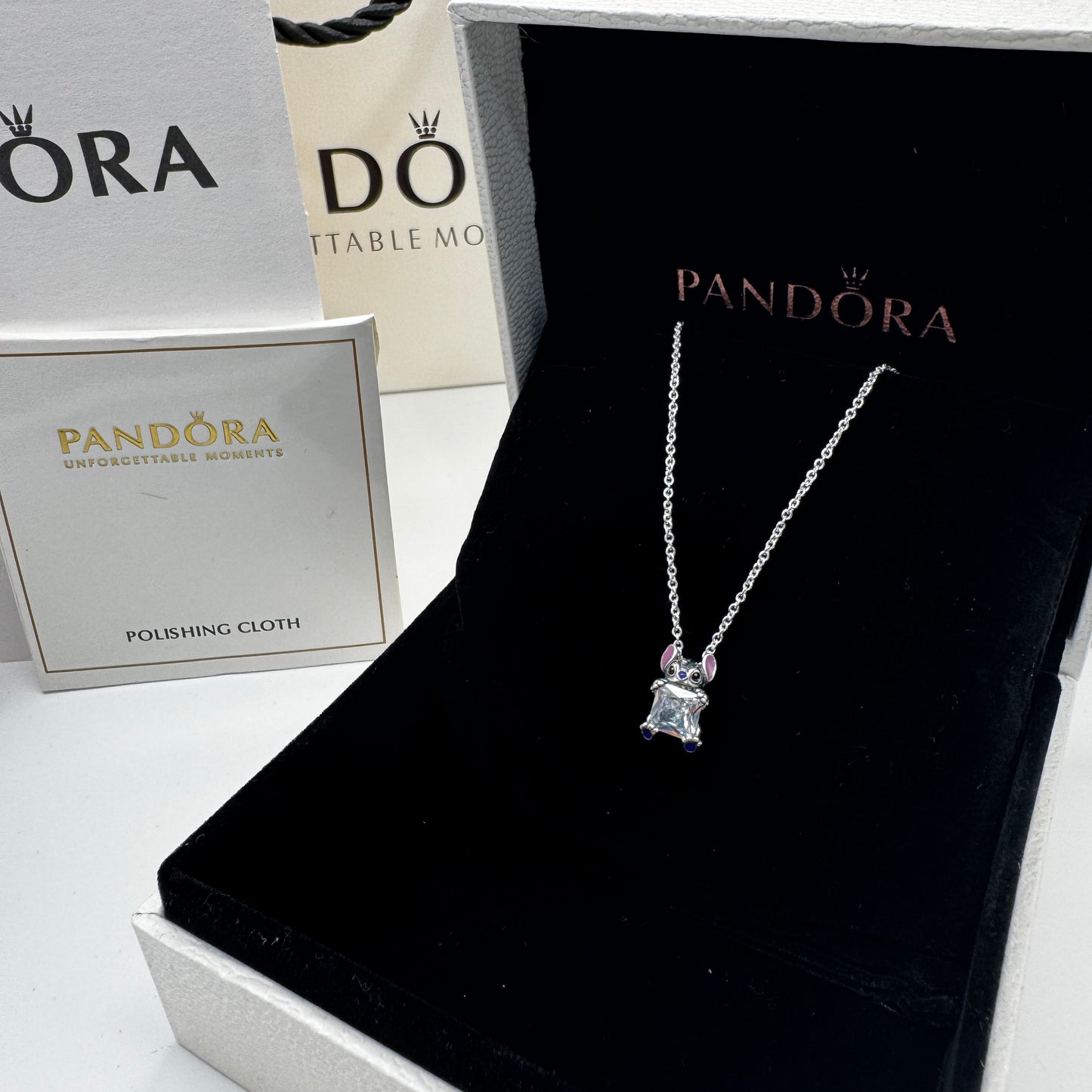 COLLAR PANDORA CORAZON DE ZIRCONIA S925