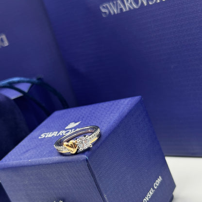 SWAROVSKI CRYSTAL ETERNAL HEART PROMISE RING + GIFT KIT 