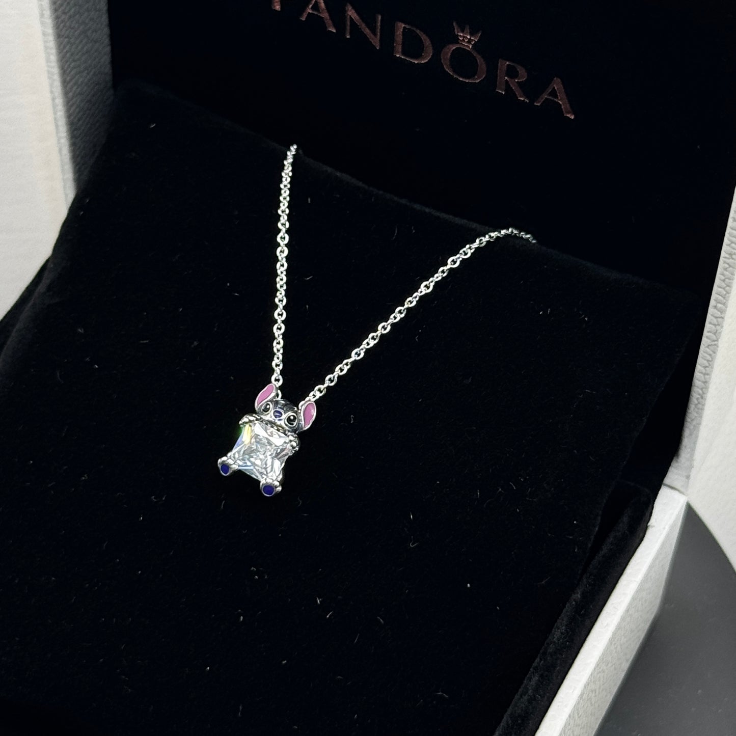 COLLAR PANDORA CORAZON DE ZIRCONIA S925
