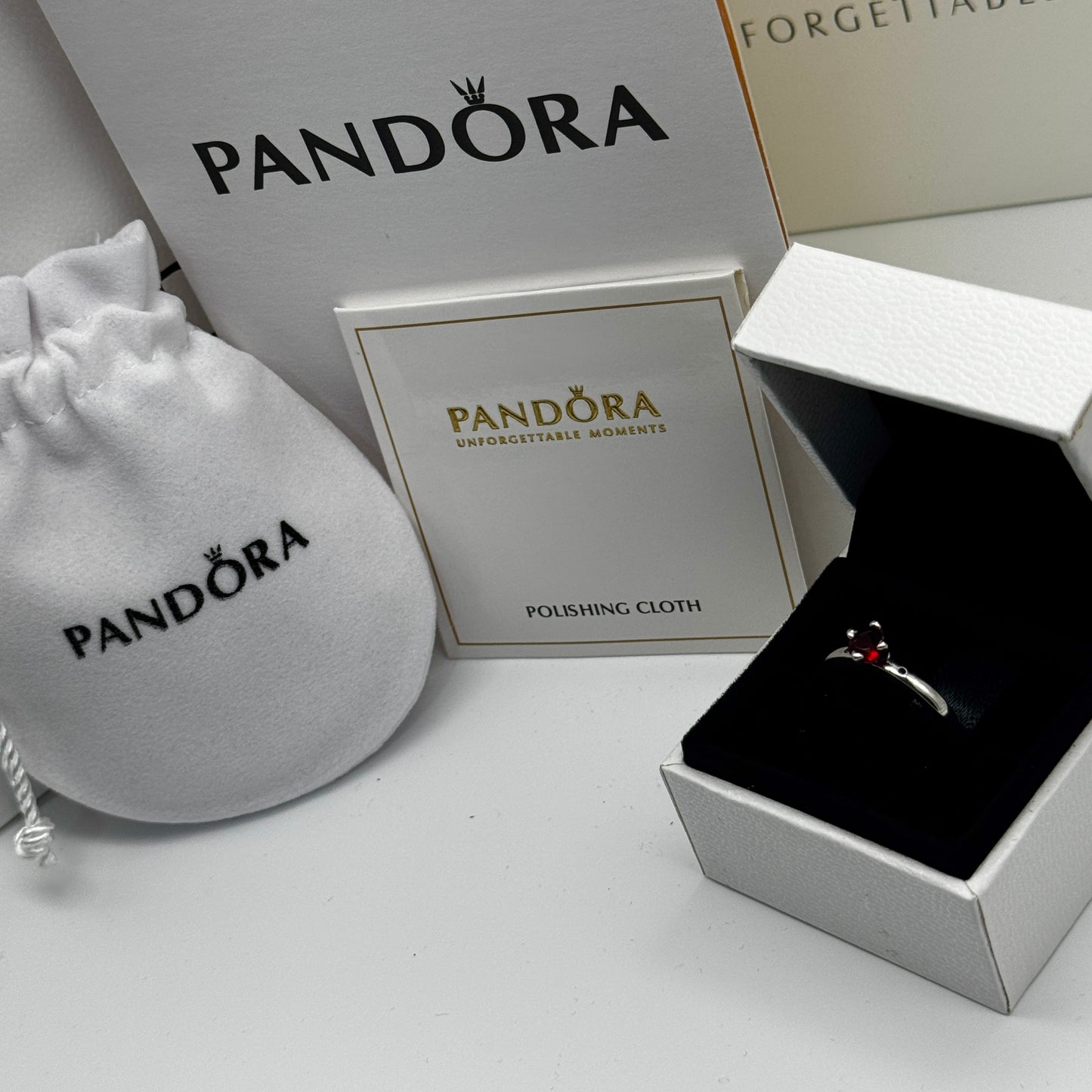 YOU &amp; ME PROMISE RING SPARKLING RED + GIFT KIT 