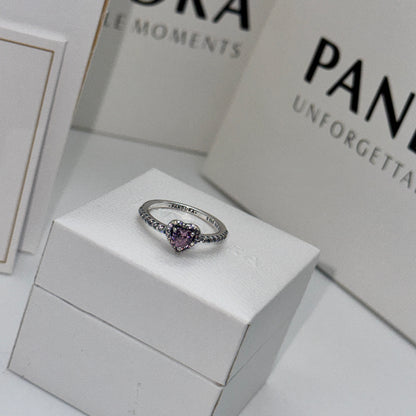 Pink Raised Heart Promise Ring + Gift Kit 