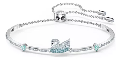 PULSERA ICONIC SWAN CISNE RODIO SWAROVSKI