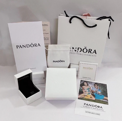 PULSERA PANDORA TENIS TIMELESS PAVE BRILLANTE PLATA + KIT DE REGALO