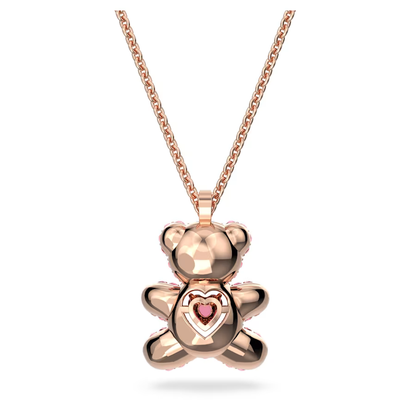 COLLAR TEDDY BEAR OSO SWAROVSKI ROSE GOLD