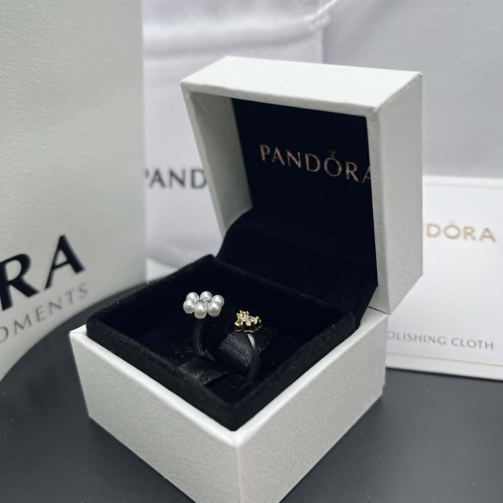 ANILLO PANDORA BRIDGERTON ABIERTO ABEJA Y FLOR PLATA .925 ZOCALO ONLINE