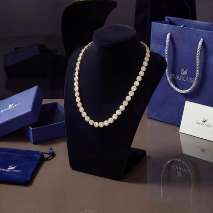 SET CONJUNTO COLLAR + PULSERA + ARETES SWAROVSKI ANGELIC ZOCALO ONLINE