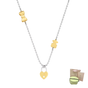 SWAROVSKI FLORERE IDYLLIA FLOWER PENDANT NECKLACE BLUE GOLD CRYSTALS + GIFT KIT 