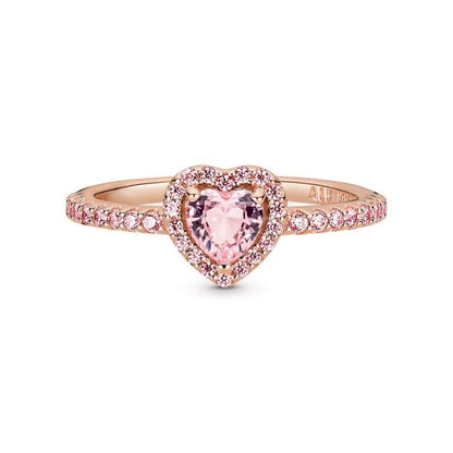 ANILLO DESLUMBRANTE CORAZON PANDORA ROSE GOLD - ZOCALO ONLINE