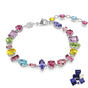 SWAROVSKI MULTI-COLOR GEMSTONE BRACELET + GIFT KIT 